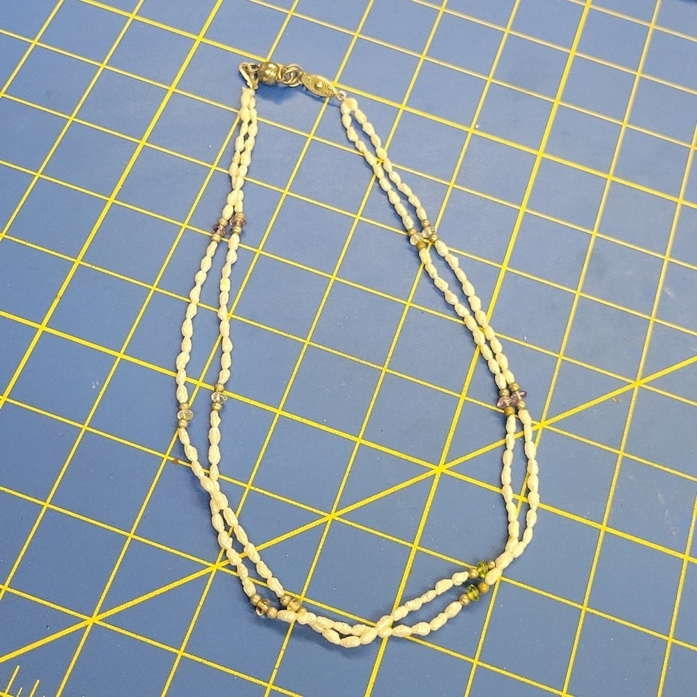 Vintage Pearl & Beaded 20" Necklace
